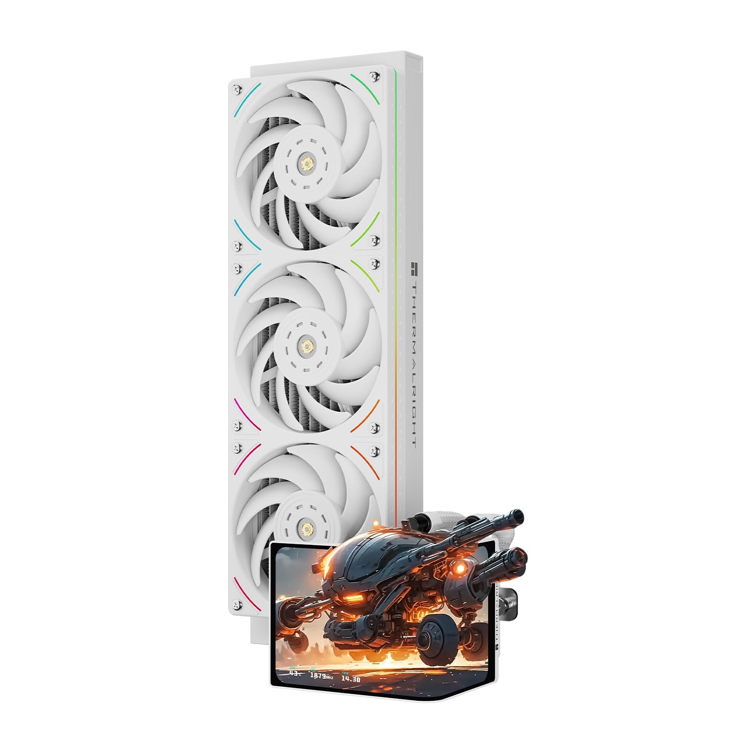 Amazon.co.jp: Thermalright Levita Vision 360 UB ARGB ホワイト AIO