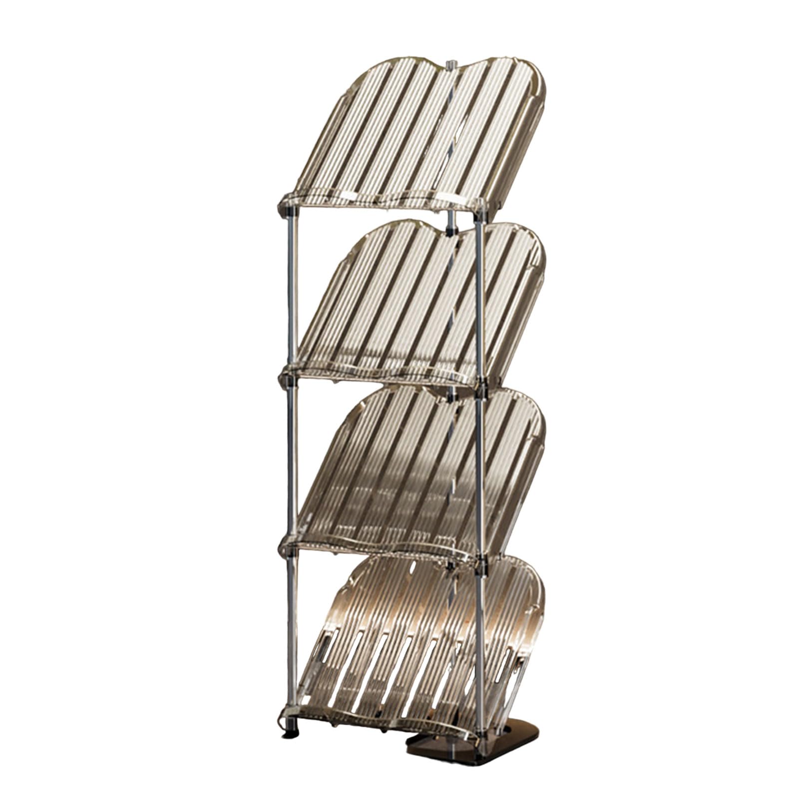 Hsioluted Fashionable Shoe Storage Rack Space Saving Organizers for Shoes Multilayer Shoe Holder for Entryway and Living Rooms Apartment Essential