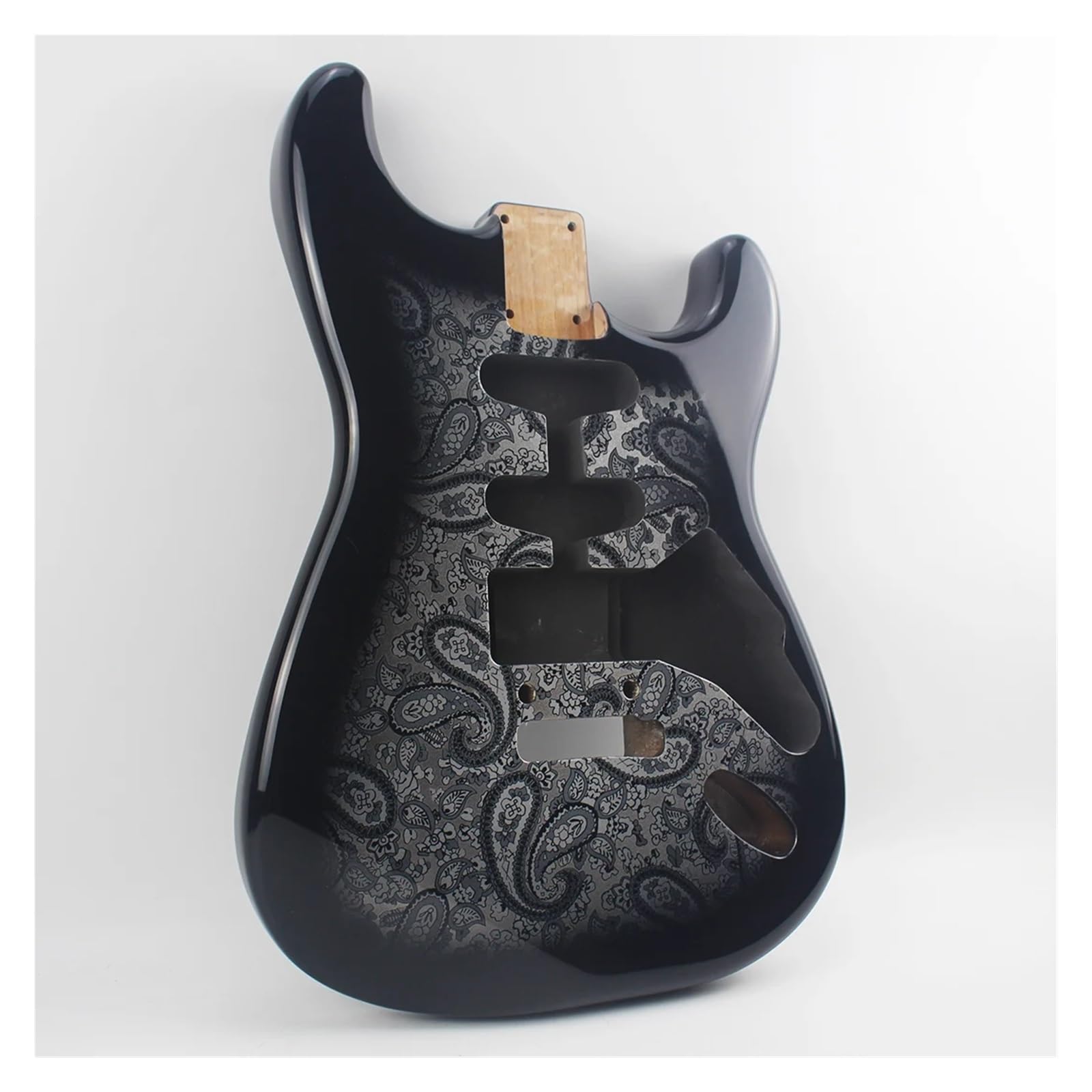 Corpo for chitarra elettrica ST Black Paisley HSS Tremolo System, legno di ontano nordamericano, compatibile con Fend