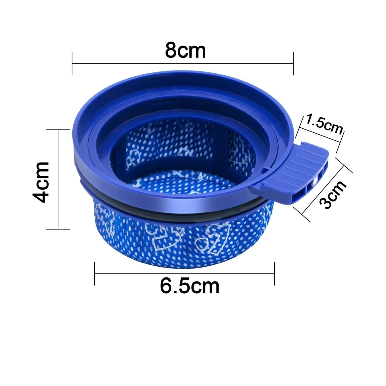 Compatible con VS20A95823W SA VS20A95993W VS20A 95923N VS20A95993N 95973B 95993B VS20A95923W Kit de reemplazo Filtro aspiradora Robot doméstico(2pcs)