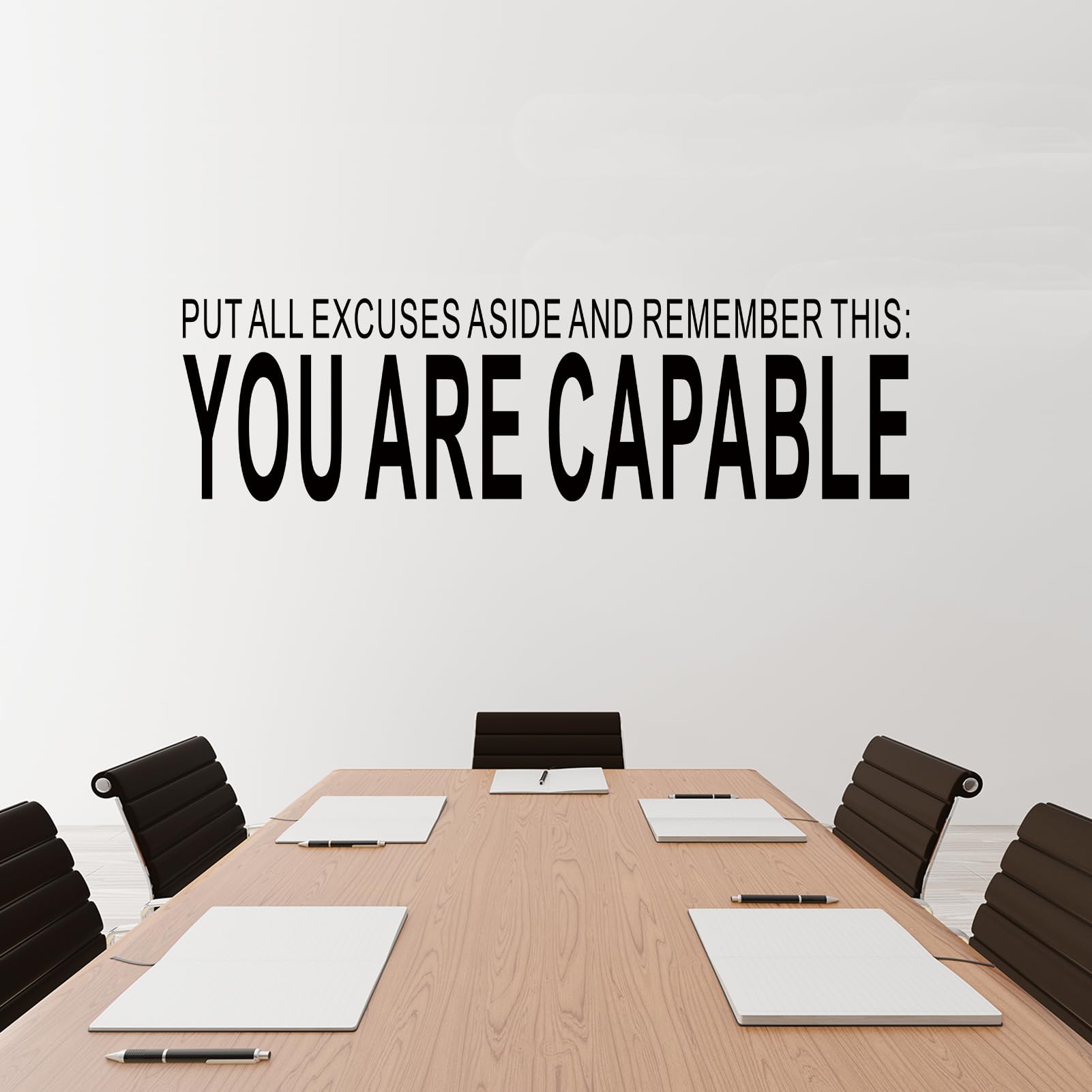 Inspirational Quotes Wall Decals for Office: Gym Motivational Positive Vinyl Art Wall Stickers for Bedroom Classroom School - Image 4