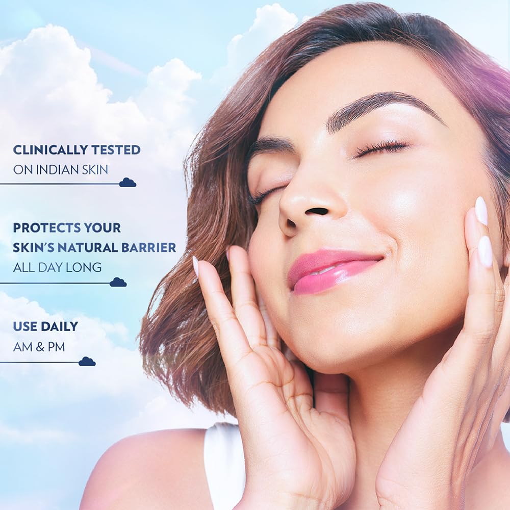 VASELINE Cloud Soft, Light Moisturiser, 100 ml, for Plump, Soft Skin, with Ceramides & Hyaluron Fillers, 10X Hydration Volume, Non-Sticky 3