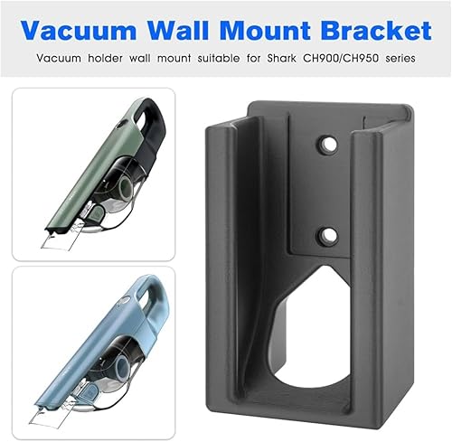 Soporte de vacío original de montaje en pared compatible con modelos de aspiradora de mano Shark CH700; CH701, CH900WM, CH901, CH950, CH951, CH951C