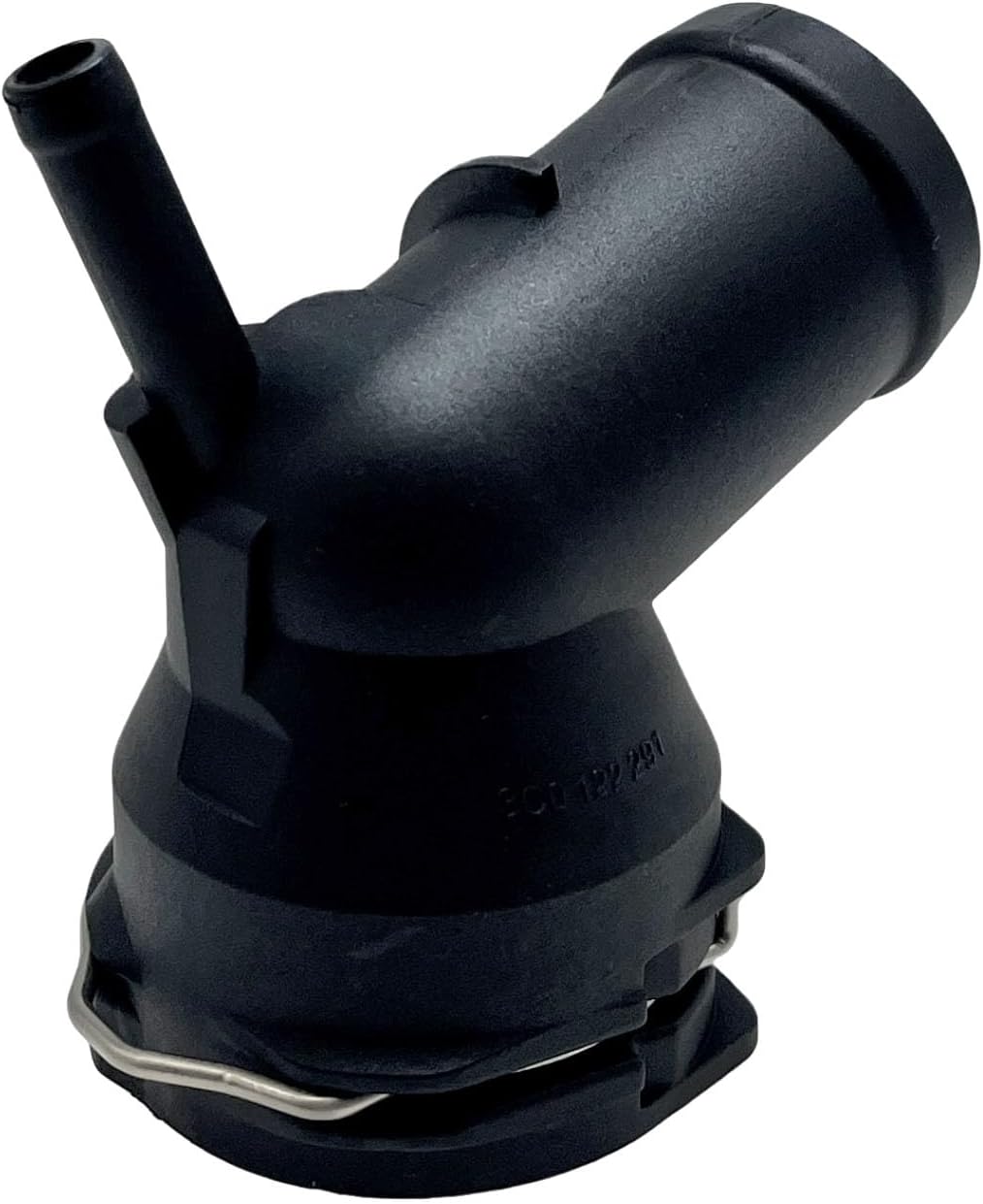 Upper Radiator Coolant Hose Connector 3C0122291D Compatible with A3 S3 TT Beetle CC Eos Golf Jetta Passat CC