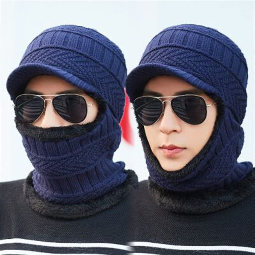 Chapeau tricoté de Balaclava noir Soul Eater1 cagoule écharpe en laine