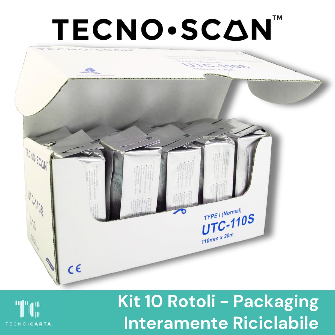 UPP110-S Rotoli Compatibili per Stampanti Ecografiche Sony - Marca Tecnoscan
