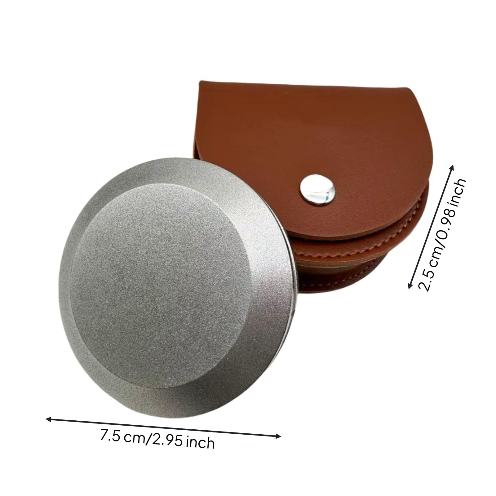 Pietra Diamantata a Doppia Faccia Portatile Pietra Affilatrice Diamantata Bifacciale Affilacoltelli per Cucina, Campeggio, Falegnameria, 80/180 Grana