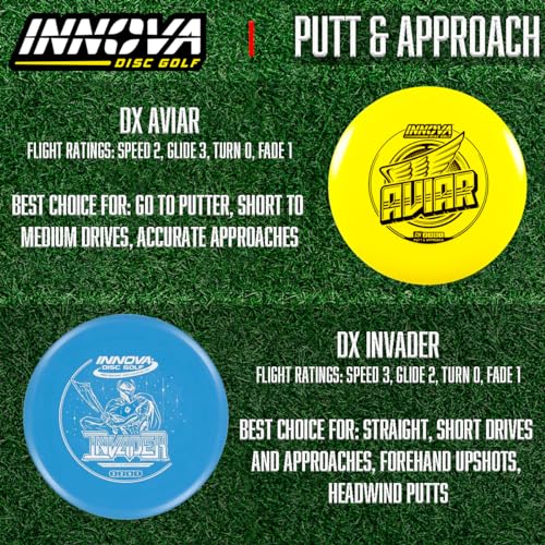 Image of Innova Disc Golf Set 10 Pack - Disc Golf Starter Set for Beginners with Disc Golf Drivers, Mid-Ranges, Disc Golf Putters Disc Golf Starter Kit