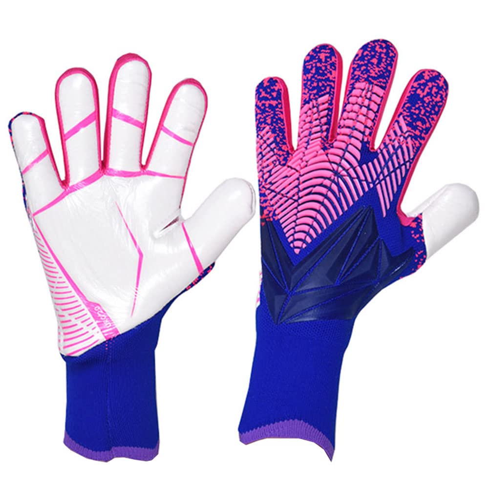 FASECKS Football Goalkeeper Gloves for Boys Kids Children Youth Soccer Goalie Gloves with 3mm Latex Super Grip Palm Goalkeeping Gloves6/7/8/9/10
