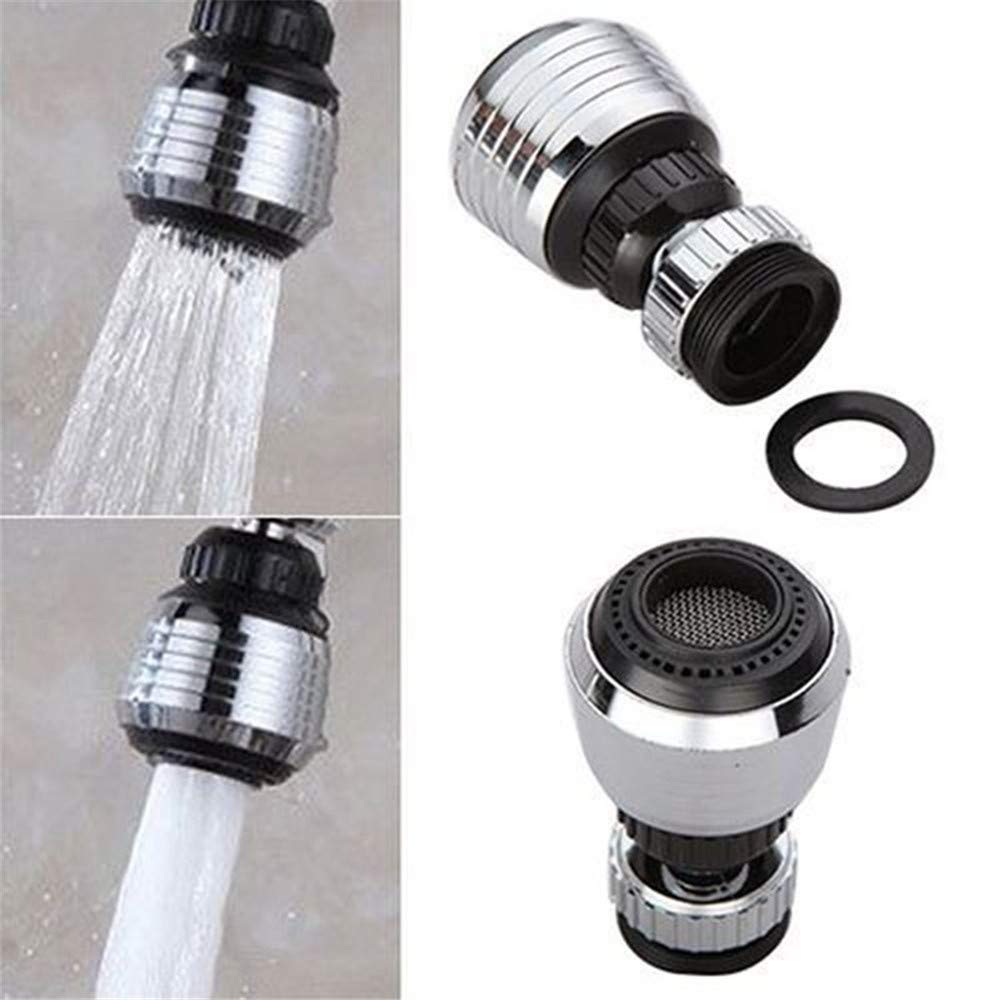 360 Degree Rotary Swivel Faucet Nozzle Anti-splash Water Filter Adapter Shower Head Bubbler Saver Tap for Bathroom Kitchen