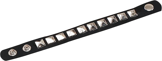 Bristol Novelty BA186 Studded Wristband | Black Accessory, One Size