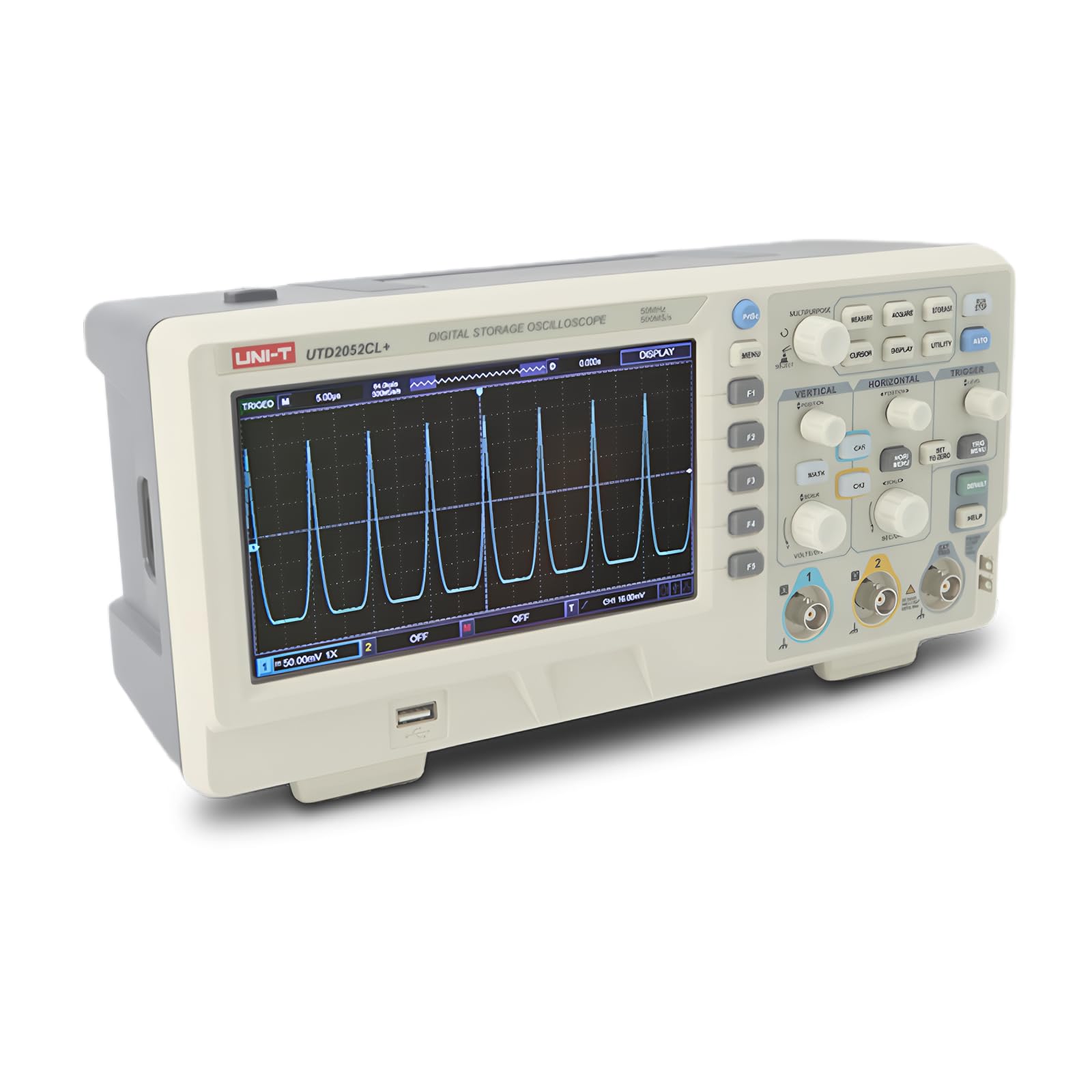 Oscilloscopio digitale a memoria UNI-T UTD2102CL+ - Oscilloscopio digitale a memoria 100 MHz