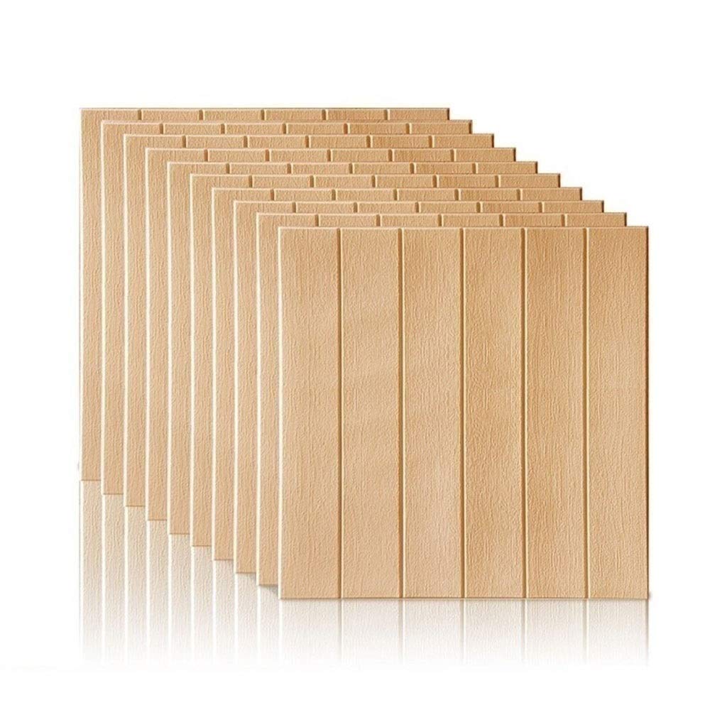 Papier peint briques en mousse pour habiller le mur de votre salon