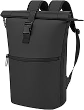 WELDUN Rolltop Backpack Waterproof Travel Bag, black