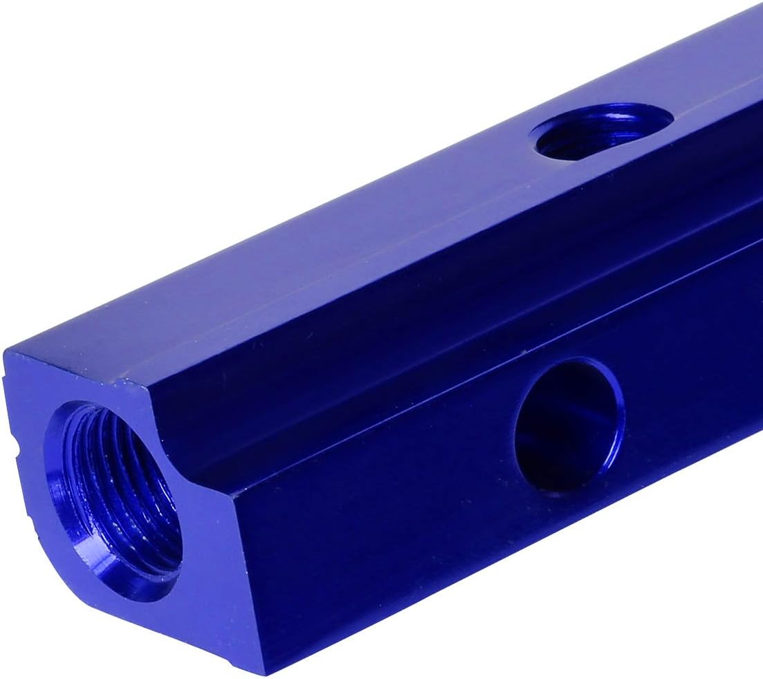 DNA Motoring FRK-2JZ-BL High Flow Fuel Injector Rail Kit [For 93-98 Supra]