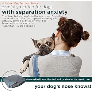 Molly-Mutt-Water-Resistant-Dog-Bed-Liner-Polyester-Bed-Liner-for-Dogs-Easy-to-Clean-Gray-MediumLarge-27x36x475 - Cucciolini Doodles   Molly-Mutt-Water-Resistant-Dog-Bed-Liner-Polyester-Bed-Liner-for-Dogs-Easy-to-Clean-Gray-MediumLarge-27x36x475