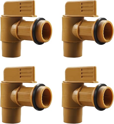 Miniatura 7 de Paquete de 2 grifos de tambor de polietileno con junta de EPDM para tambores de plástico o acero de 30 y 55 galones de 2 pulgadas, grifo de barril