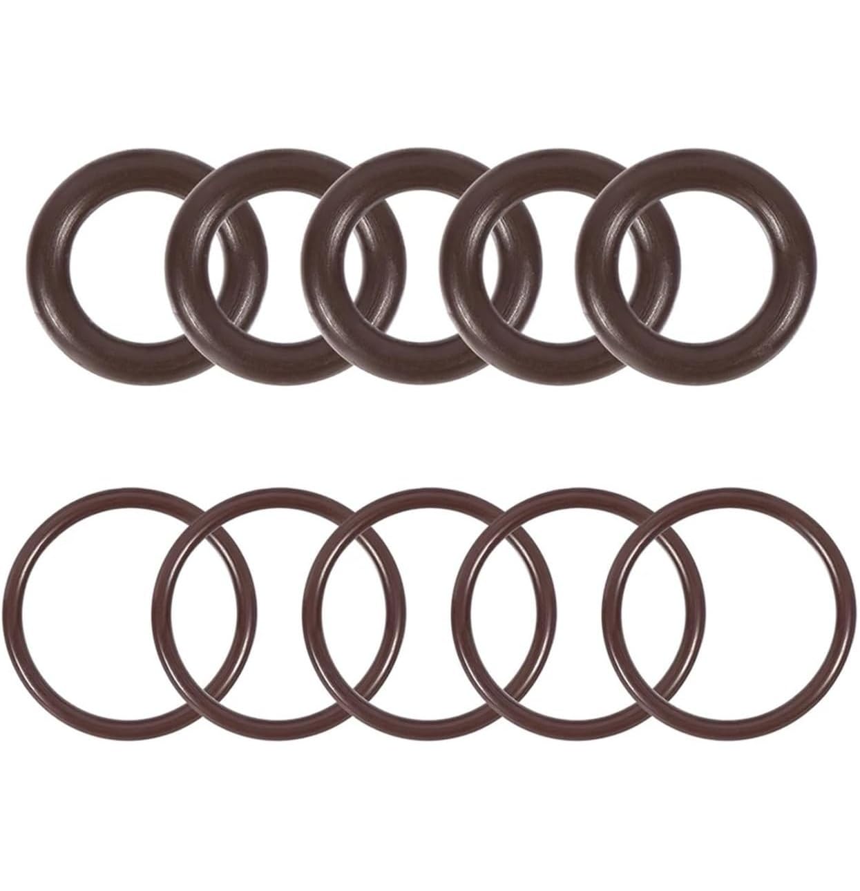 10-teiliges Fluorkautschuk-O-Ring-Set – 10–30 mm Außendurchmesser, 5–25 mm Innendurchmesser, 2,5 mm breite FKM-Dichtung(29x24x2.5mm)