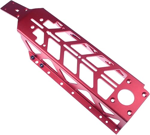 Miniatura 5 de Chasis principal de aleación Lightened fit 15 HPI ROVAN KM Baja RV KM 5B 5T 5SC (rojo)