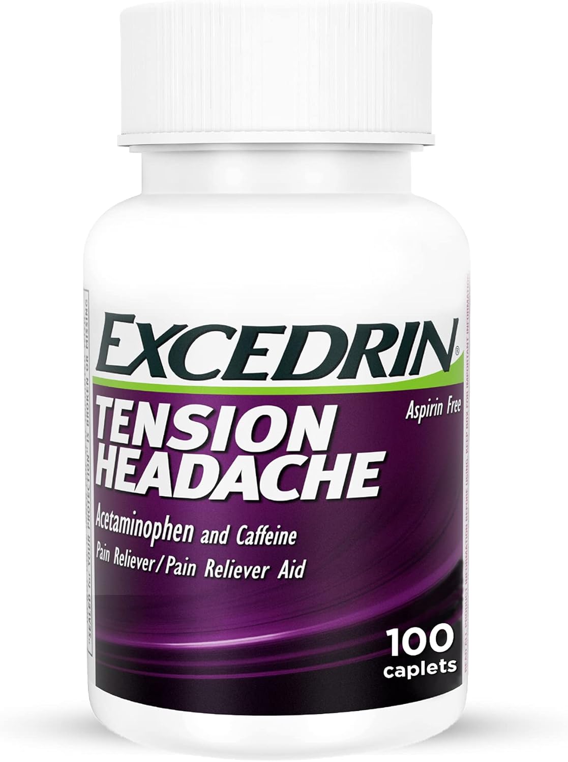 Excedrin Tension Headache Relief Caplets Without Aspirin for Head, Neck