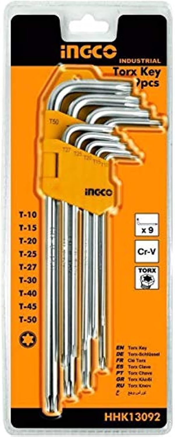 INGCO Hex Key (Torx) 9pcs Torx Key set HHK13092