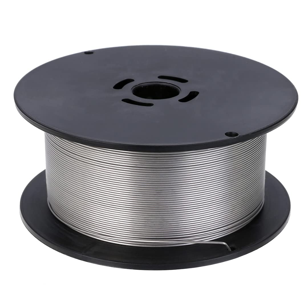 1 rotolo di filo per saldatura, 1 kg, 0,8 mm, in acciaio inox 304, filo per saldatore MIG