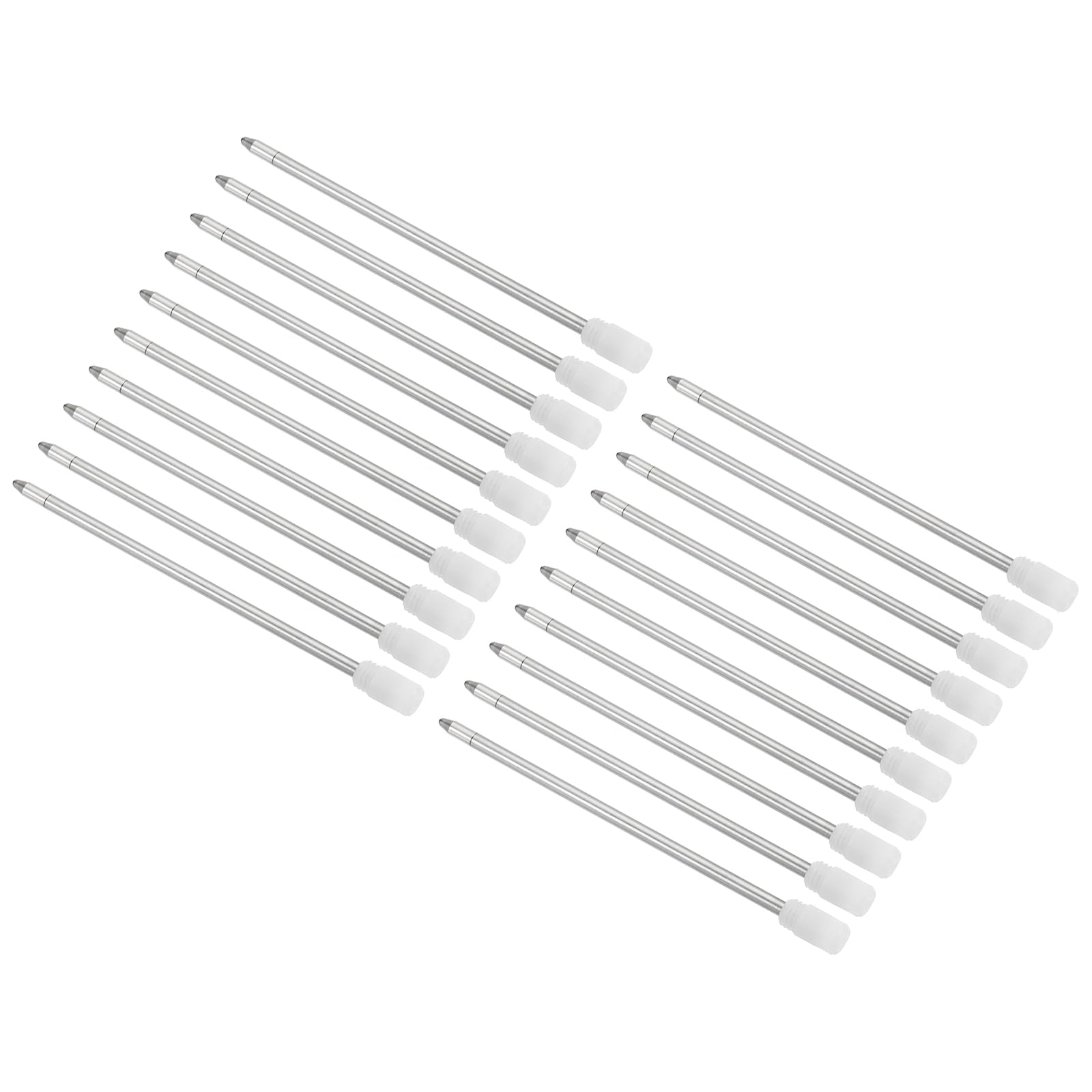 PATIKIL 1mm Pen Ink Refills, 20 Pcs Ballpoint Refill Medium Point Metal Compatible Replaceable Replacement for Pen Writing