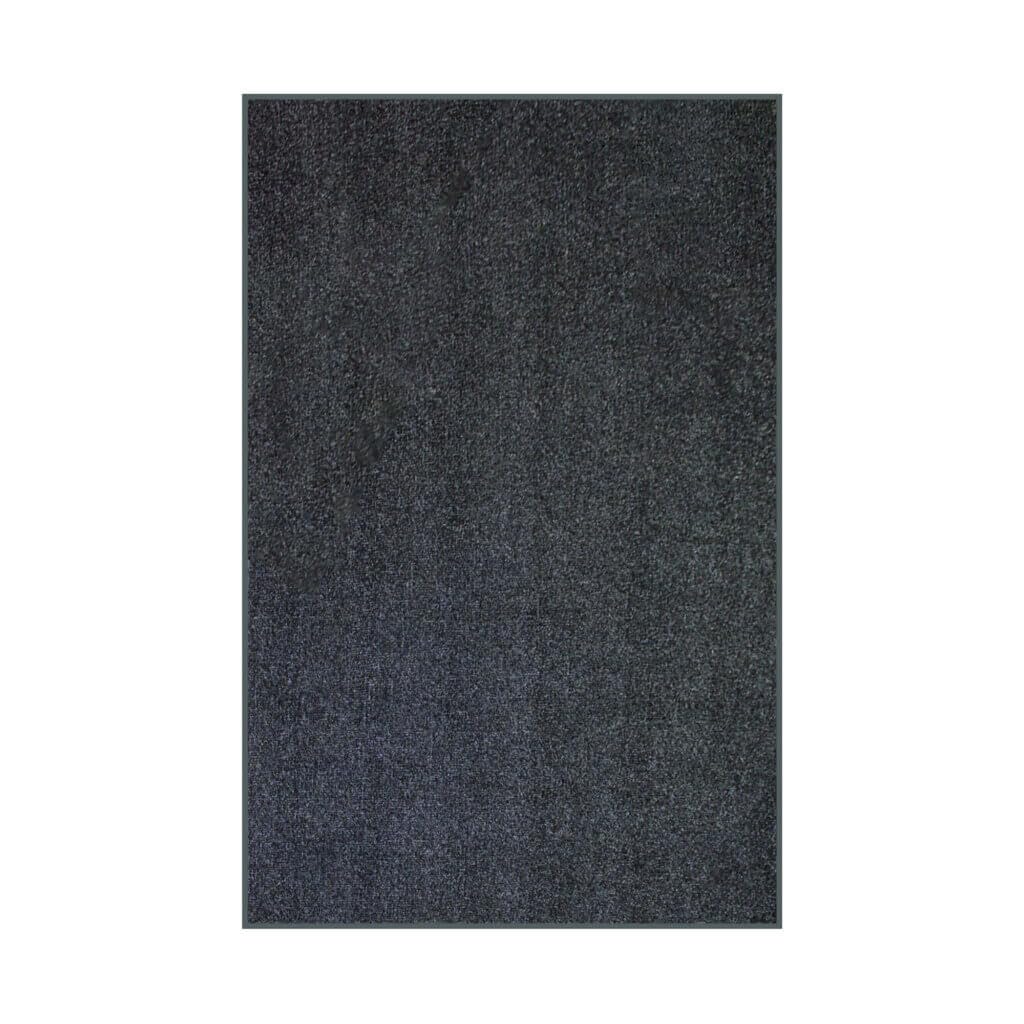 KOECKRITZ Outdoor Artificial Grass Turf Area Rugs | Black Fake Floor Grass Carpet for Garage, Work Space, Patio, Deck, Pool Area | Non Slip Deck Mat for Home and Commercial Use - 5'x5'