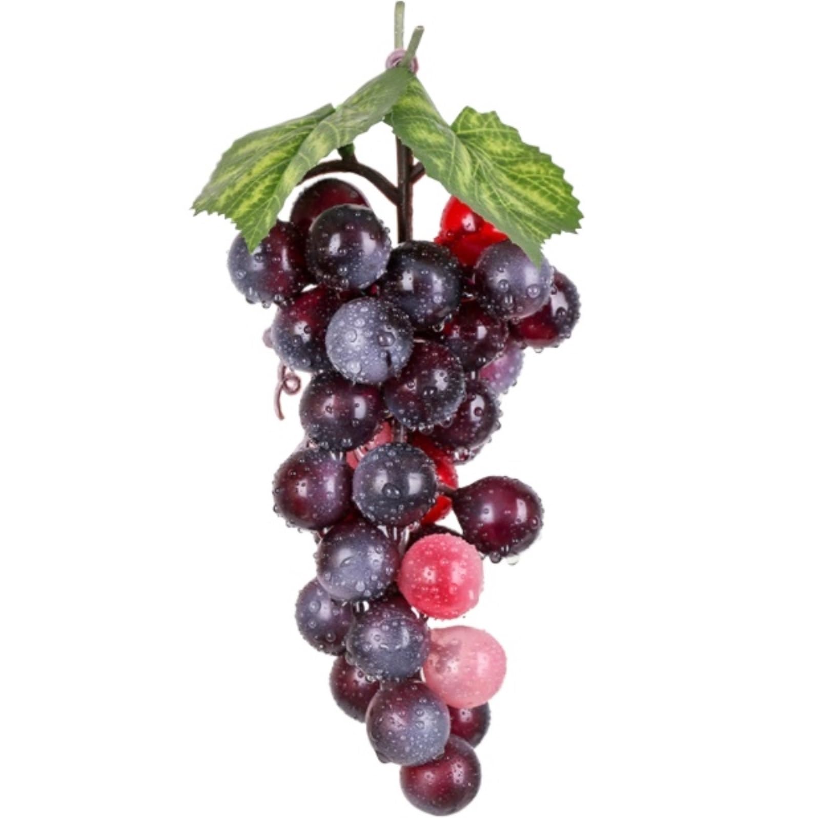 Set di Frutta Finta 2 Pezzi di UVA Artificiale Finta, Modelli Frutta Realistici for La Decorazione per Interni Esterni