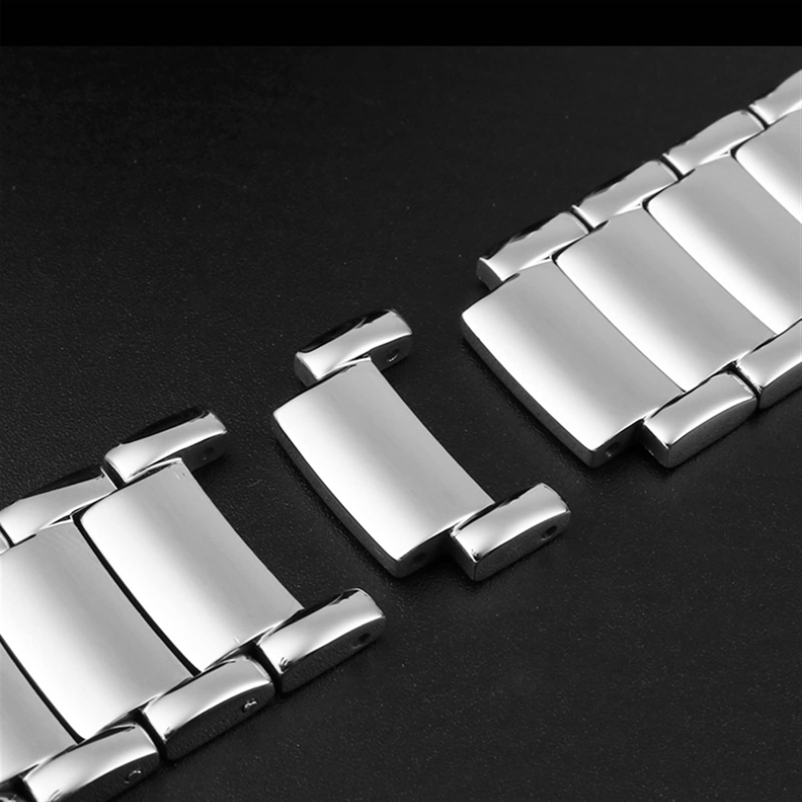 Solidny pasek ze stali nierdzewnej 22 mm do Armani AR60006/AR1980/AR1981/AR1853/AR11238 męski pasek do zegarka z klamrą motylkową