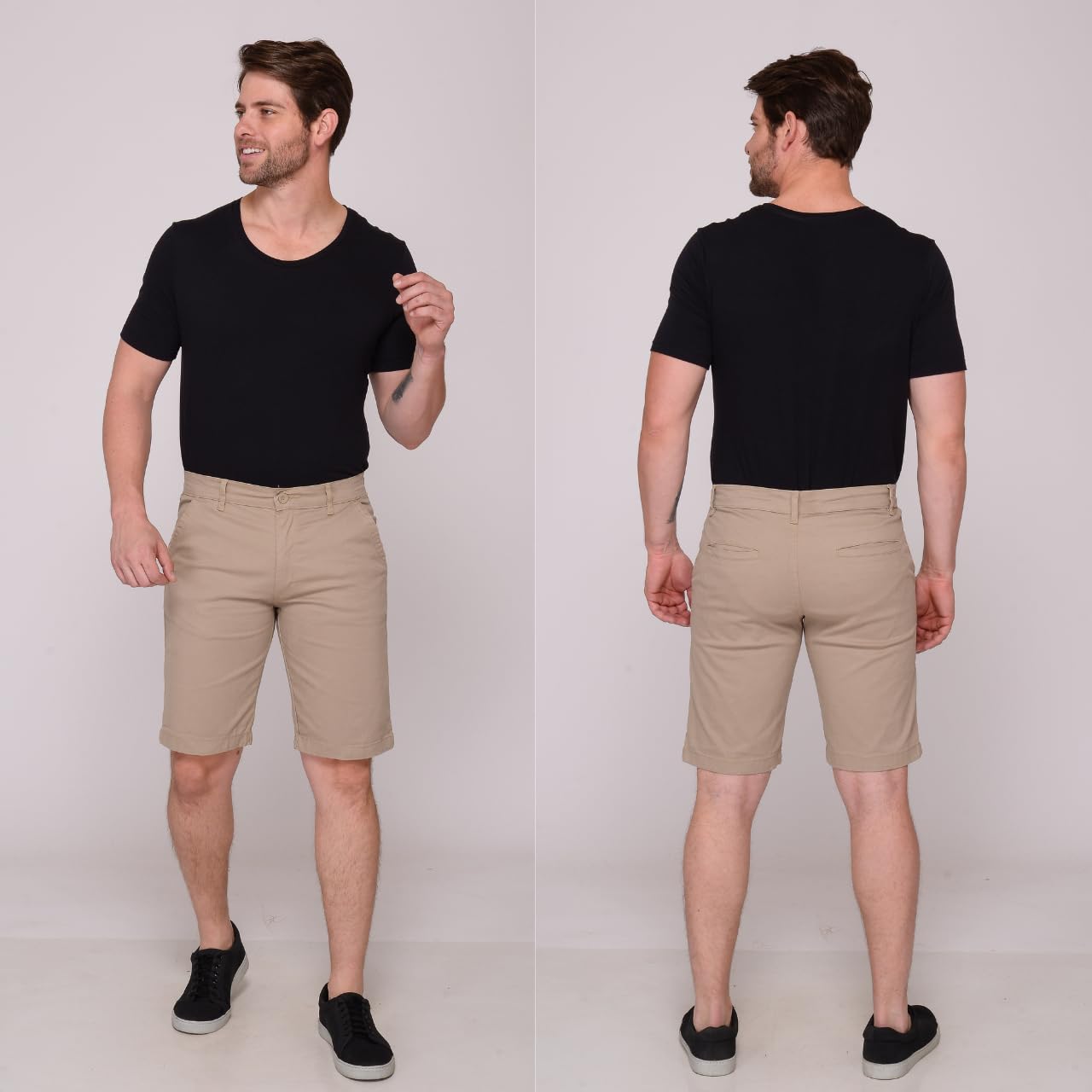 Bermuda Social Masculina Sarja Elastano Bolso Social Embutido Casual Esporte Fino em promoção! Veja a oferta e mais achadinhos de Shorts & Bermudas 7 Hoje é o melhor dia para comprar Bermuda Social Masculina Sarja Elastano Bolso Social Embutido Casual Esporte Fino com aquele preço maroto! Promoção! Aproveite a oferta! 7