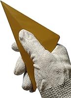 Vista 5 de Escobilla de goma triangular para instalación de vinilo PPF de automóvil, herramienta de tinte de varios bordes, kit de espátula de esquina de Dorado