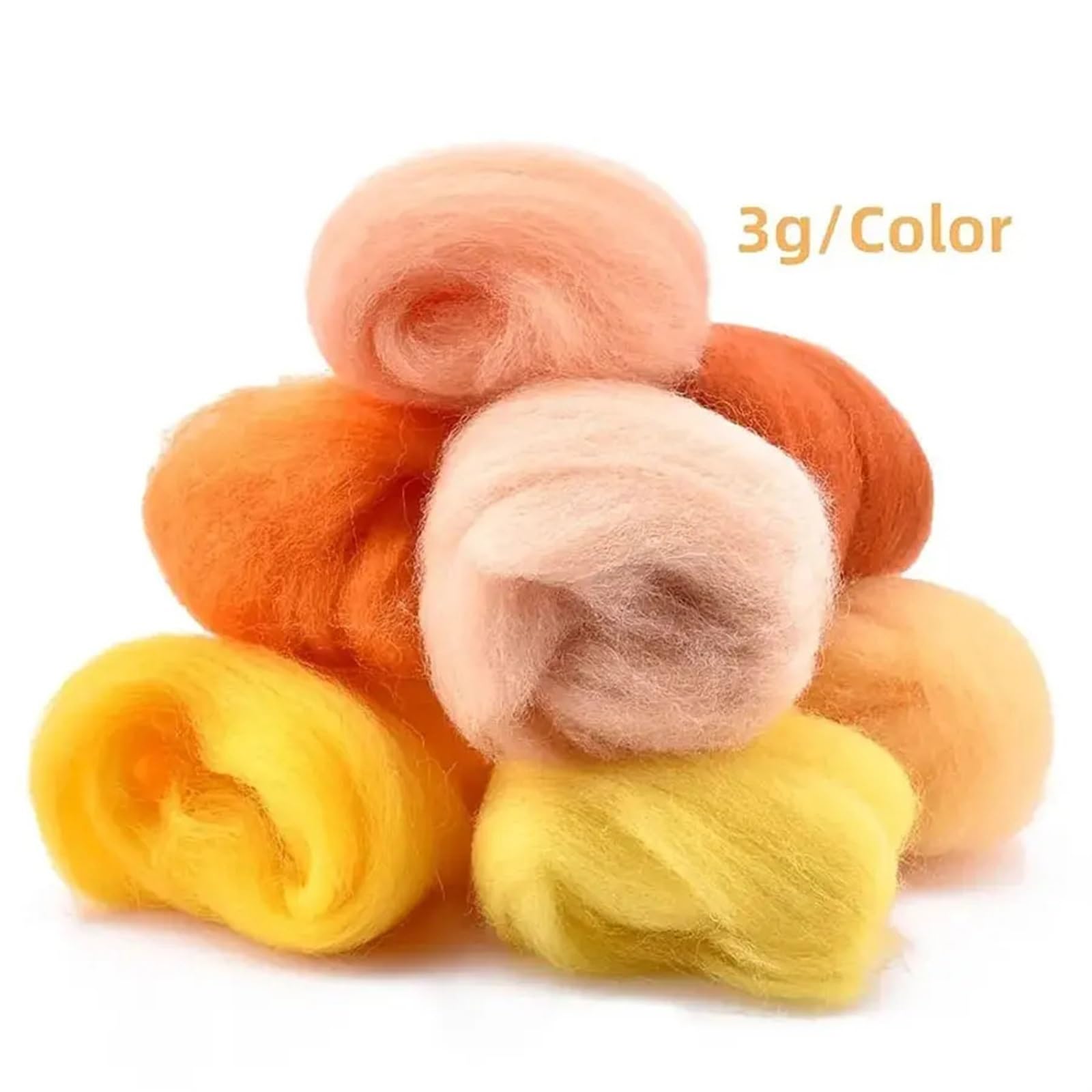 Wolle Roving Farben Faser Wollgarn Handarbeit Wolle Filzen DIY Hand Spinning Handarbeit Handwerk für DIY-Basteleien
