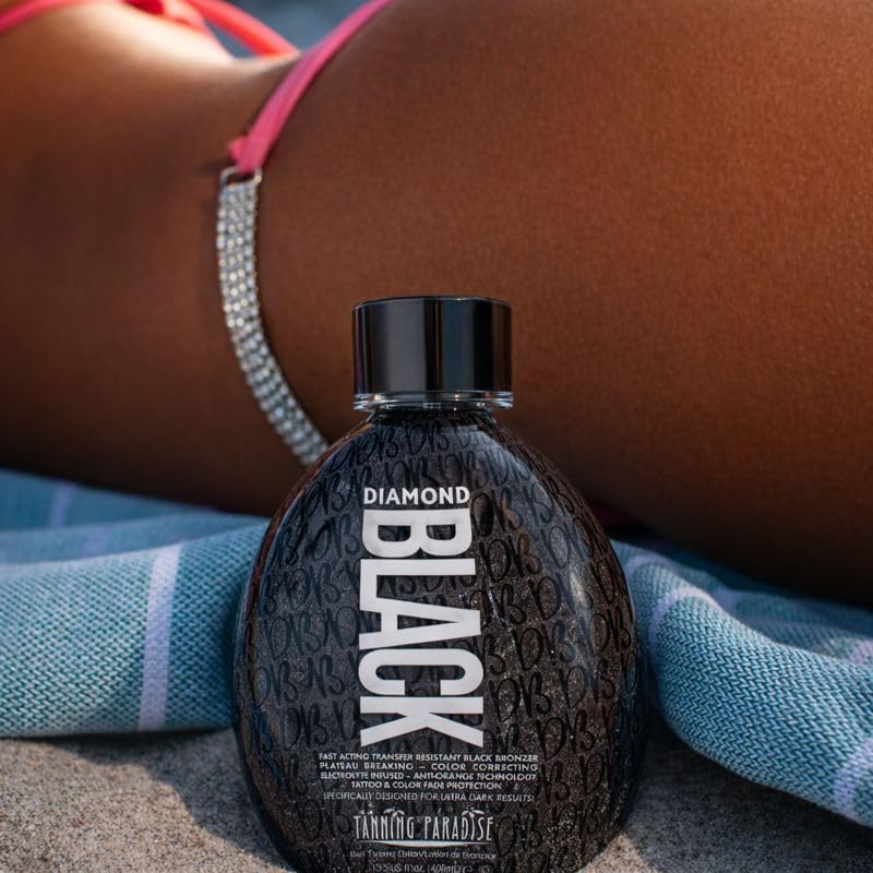Tanning Paradise Diamond Black Tanning Lotion Transfer Resistant Tanning Lotion for Tanning Beds 13.5Oz - Image 5