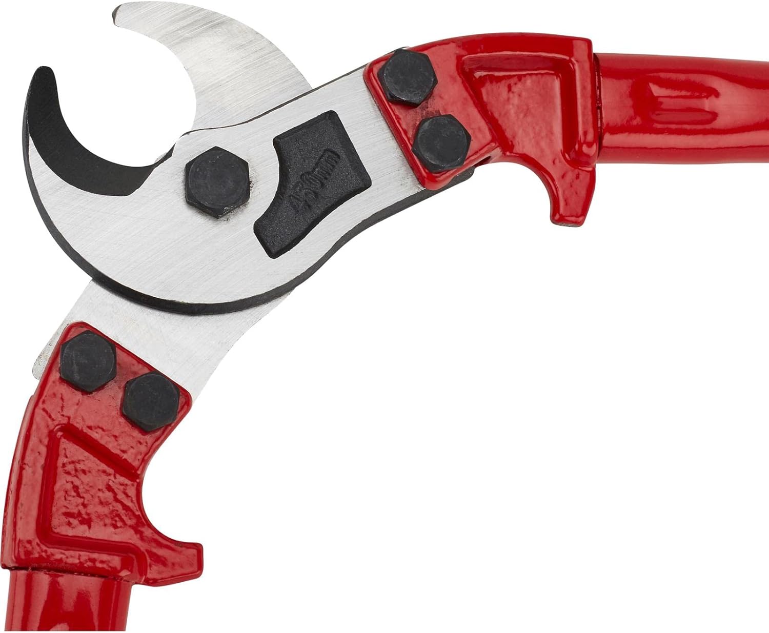 Speedway Motors Heavy Duty Hose Cutter Tool w/Precision Blades & 18.5” Handles, Aluminum Bench Vise Fitting Jaws for AN Hose Assembly, Non-Marring Inserts Hold Fittings Securely