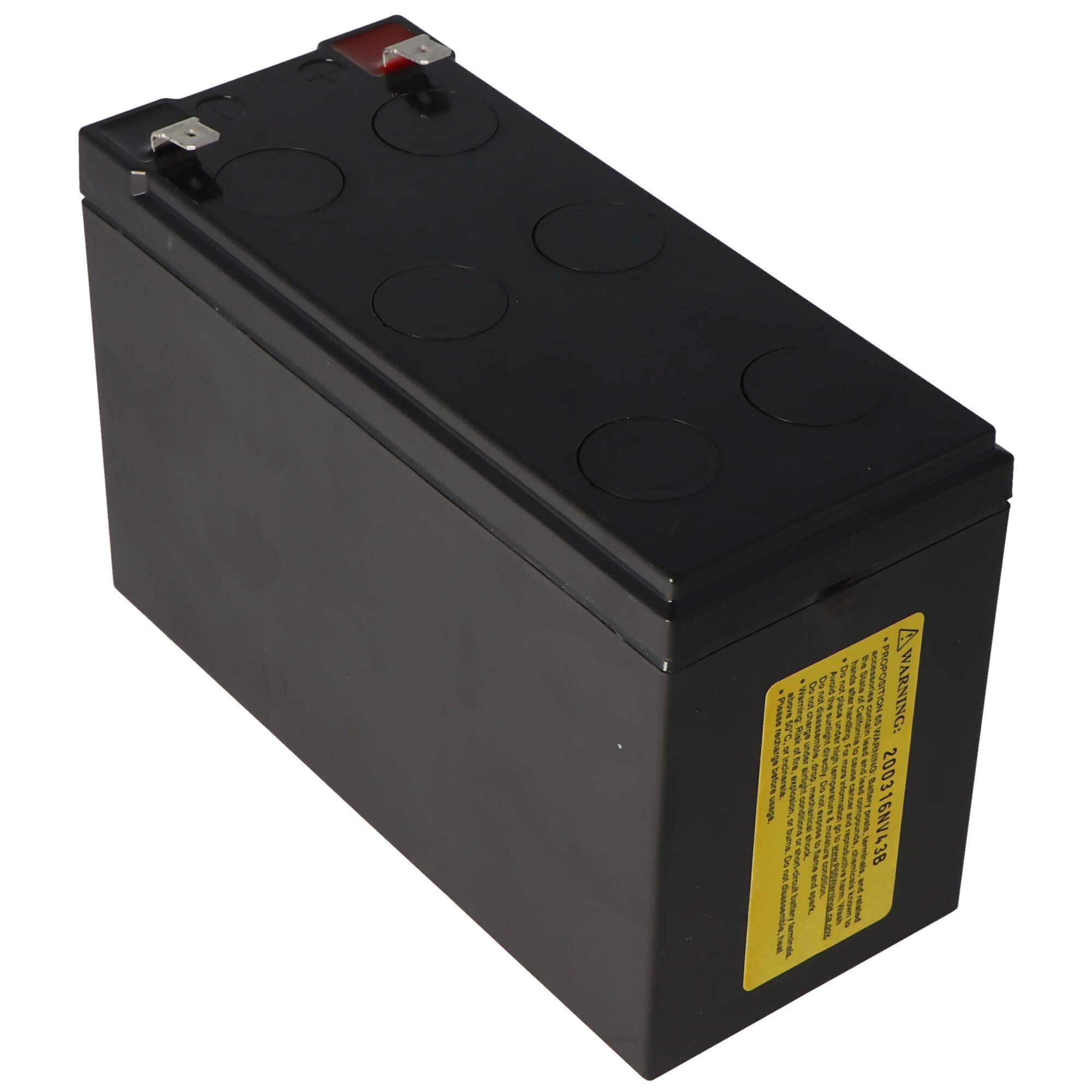 Lot de 2 batteries AGM CSB-GP1272F2 12 V AGM au plomb 7,2 Ah 151 x 65 x 100 mm 6,3 mm