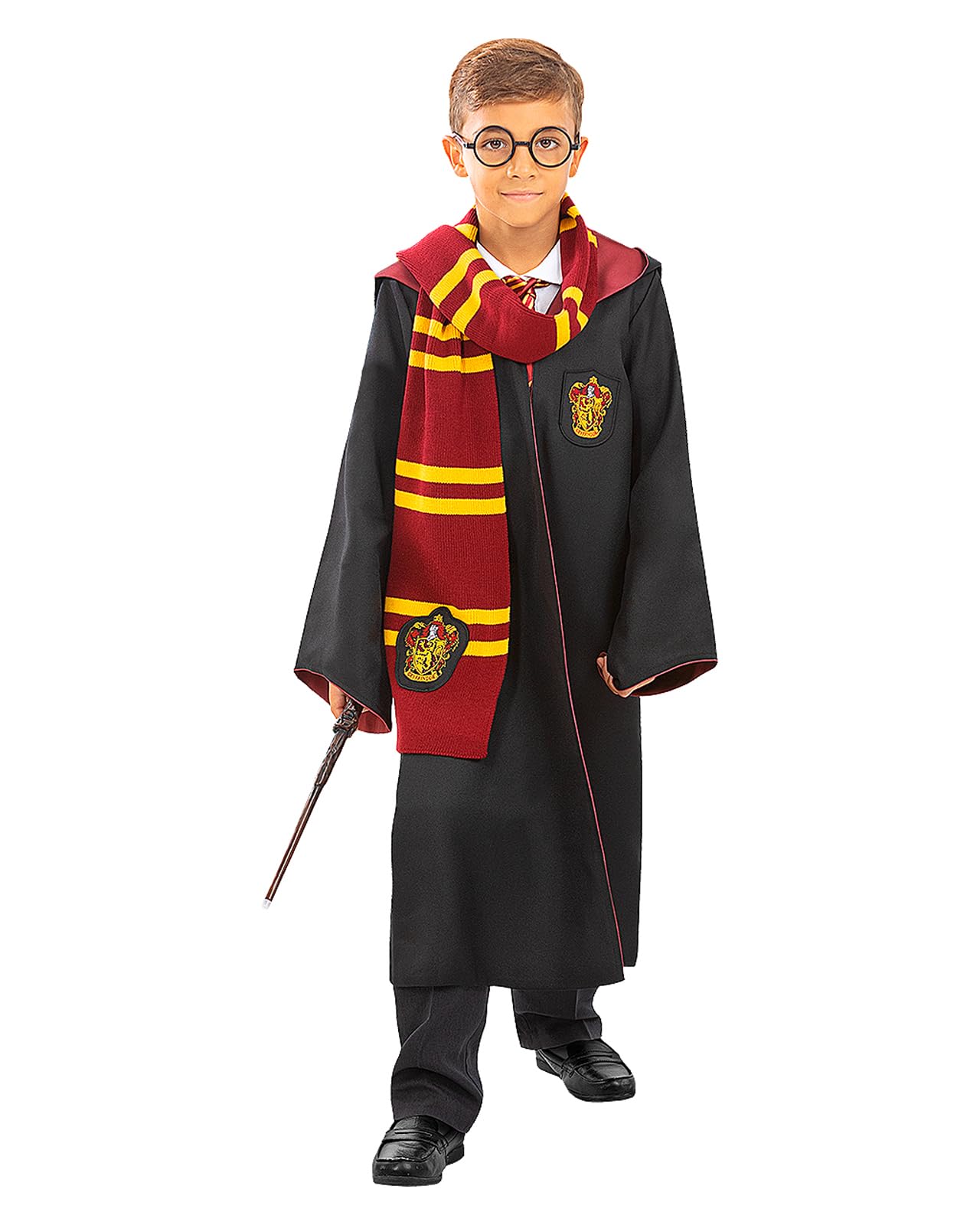 Funidelia | Szalik Gryffindor Harry Potter Męskie i dla kobiet Hogwarts Czarodzieje Filmy i seriale - Akcesoria dla dorosłych akcesoria dla kostiumu - Bordowy