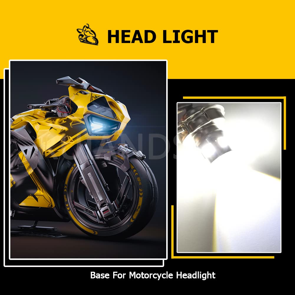 Ruiandsion Lampadine LED P26S Per Moto - Super Luminose, 800 Lumen, Facili Da Installare - Foto 5