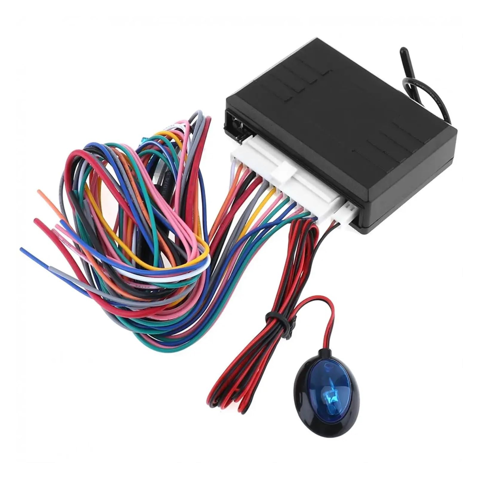 Sistema Alarma Antirrobo Coche Sistema De Alarma For Coche, Entrada Sin Llave For Vehículo 12V con Mando A Distancia Y Cerradura Puerta Automática