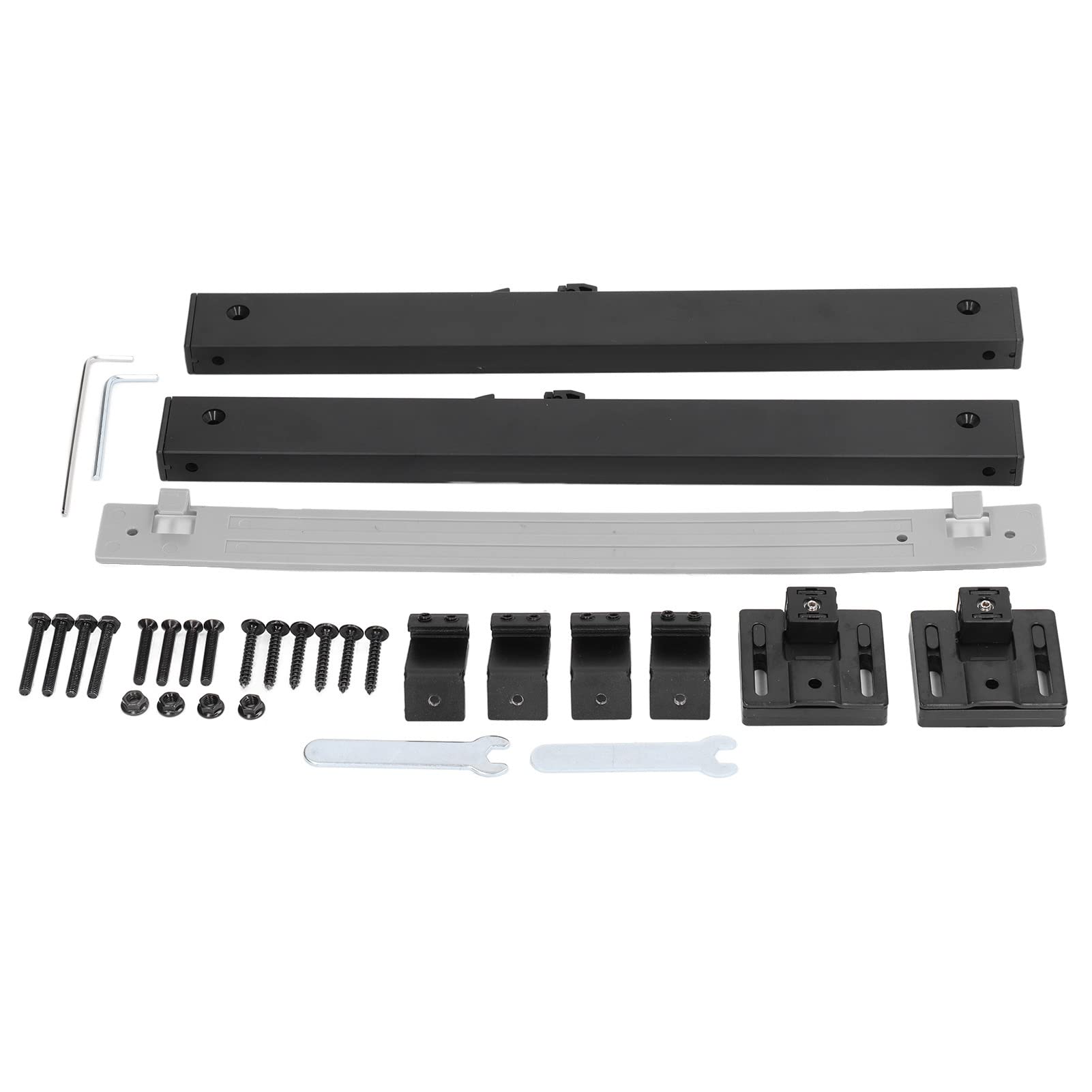 2 szt. Drzwi do stodoły Mechanizm miękkiego zamykania Amortyzator sprężynowy 120-240lbs Bez otworów Zestaw sprzętu do drzwi przesuwnych do stodoły Regulowany ogranicznik do drzwi do magazynu domowego