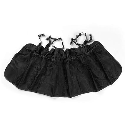 Vajin Oxford Multipurpose Car Back Seat Organizer (Black)