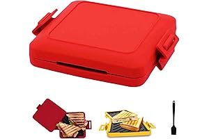 Micro Munchy Microwave Grilled Cheese Maker, Fast Grilled Cheese/Panini/Sandwich Microwaveable Press Toaster