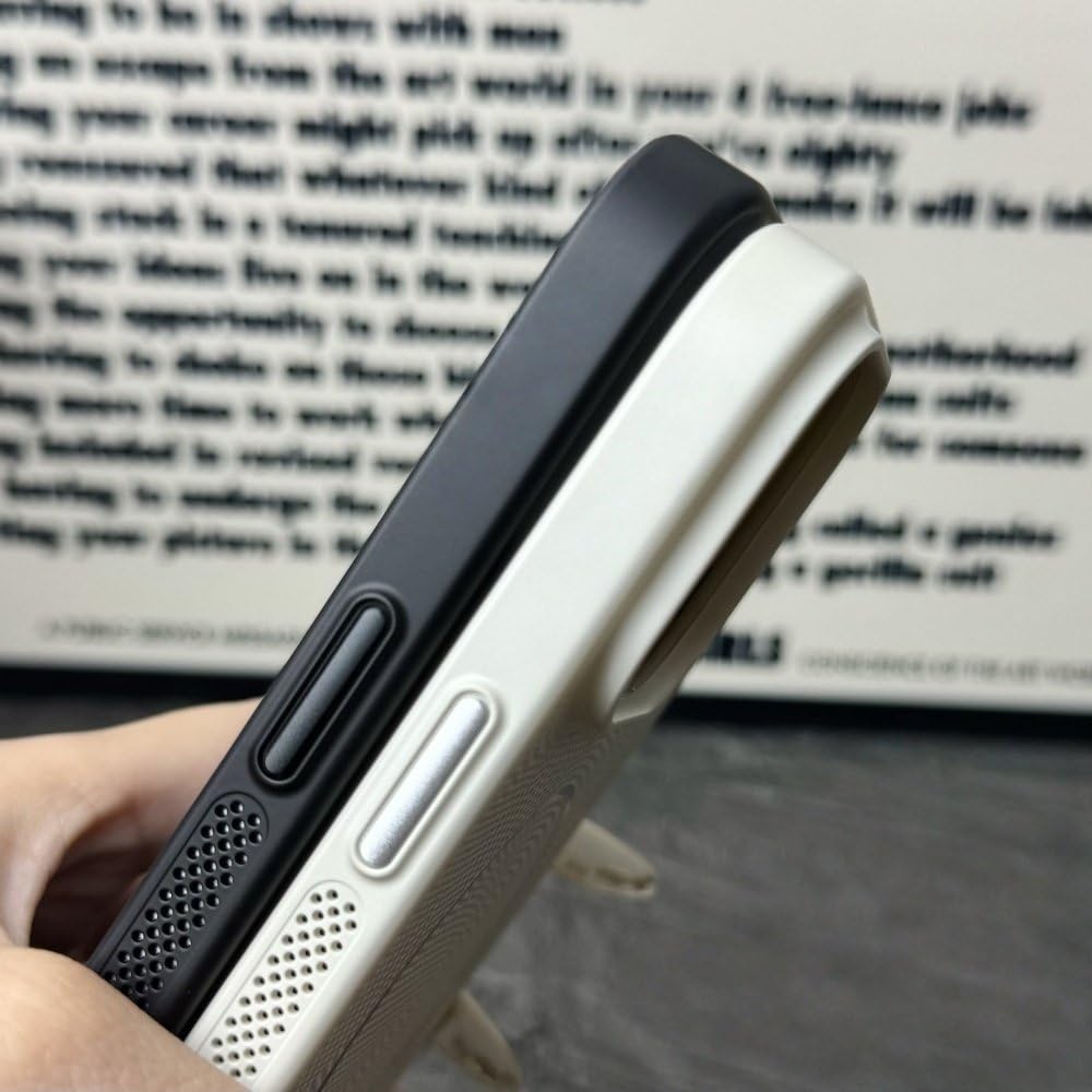 Etui magnetyczne z siateczki rozpraszającej ciepło do iPhone'a 16 15 14 Plus 13 12 11 Pro Max, oddychające, chłodzące, różowe, do iPhone'a 16 Pro Max