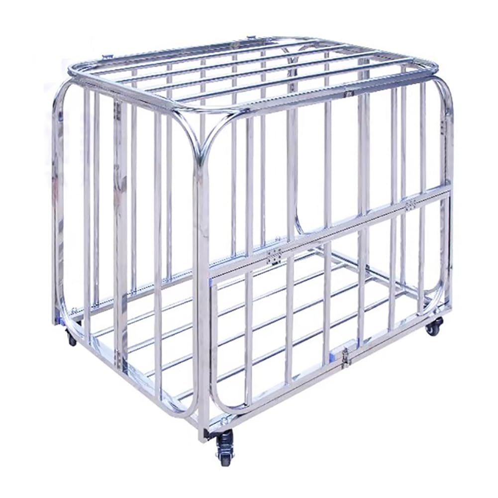 Chariot De Rangement Pliable en Acier Inoxydable pour Ballons De Basket, Chariot De Rangement À roulettes pour Ballons, Support De Rangement Robuste pour Ballons