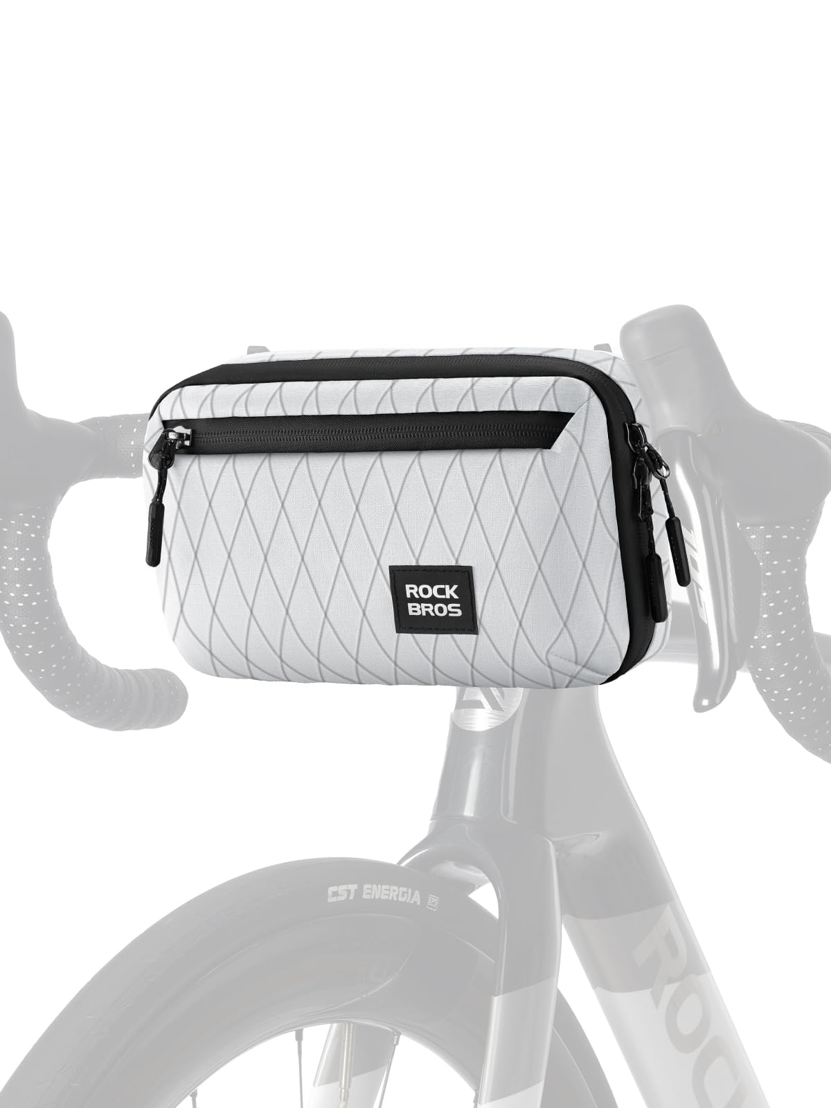 Bike Handlebar Bag, 2.1L Large Capacity Bike Front Bag, Quick Release Handlebar Bags for Bicycles Scooters, Multifunctional Shoulder Waist Bag