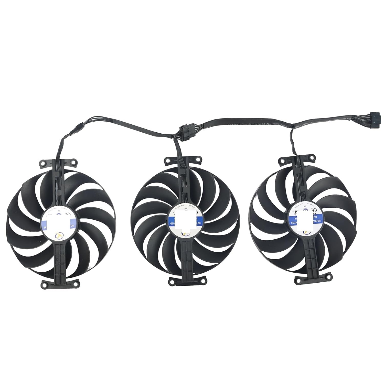 Graphics Card Video Card Fan for RTX 3080 3070 3090 3060Ti 3070Ti 3080Ti RX 6700 6800 Graphics Card Replacement Fan(Fan - 3PCS)