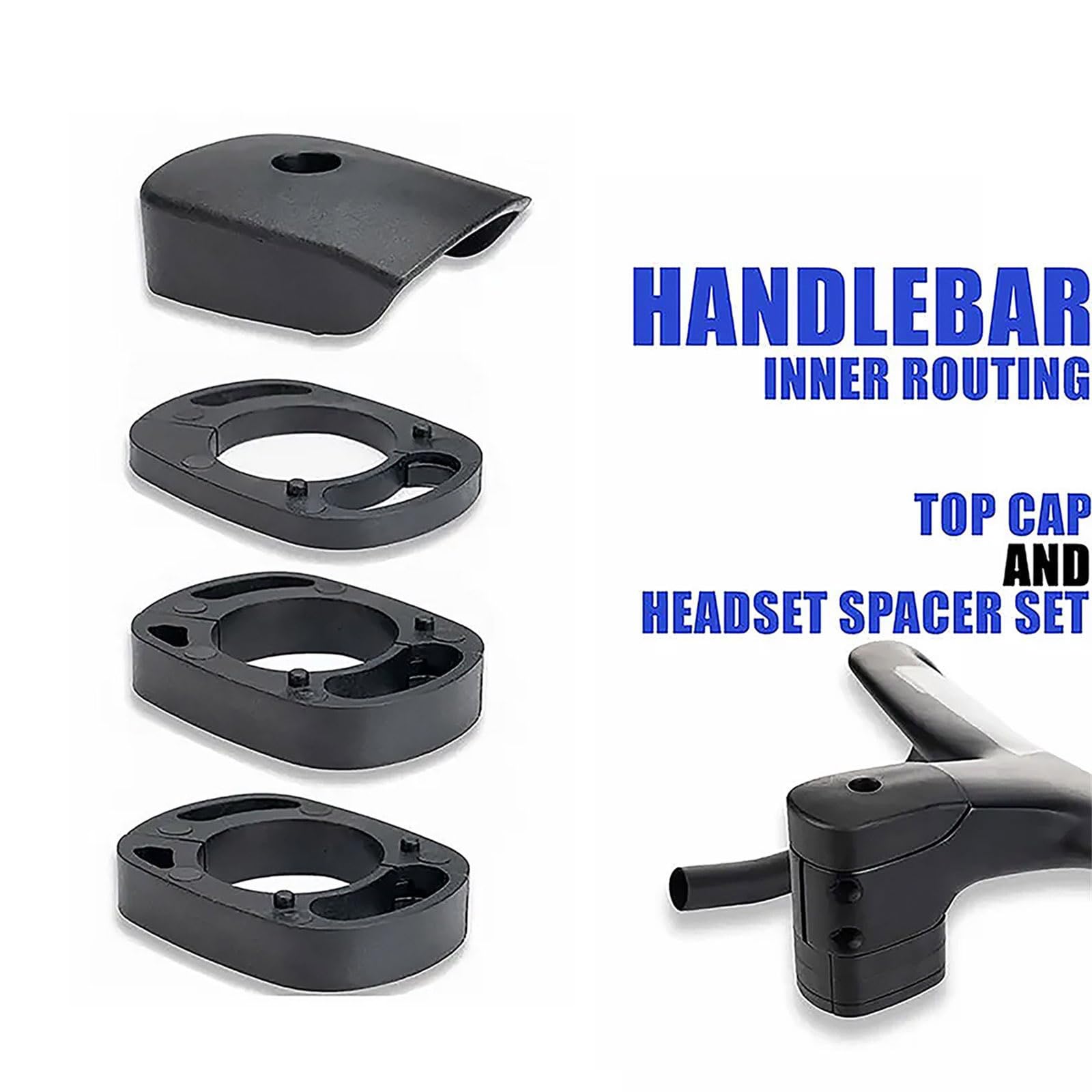 QIEIEI Bicycles Headsets Spacers Steerer Tube Spacers Replacements Handlebars Spacers Shims Gasket Cycle Stem Headsets Spacers