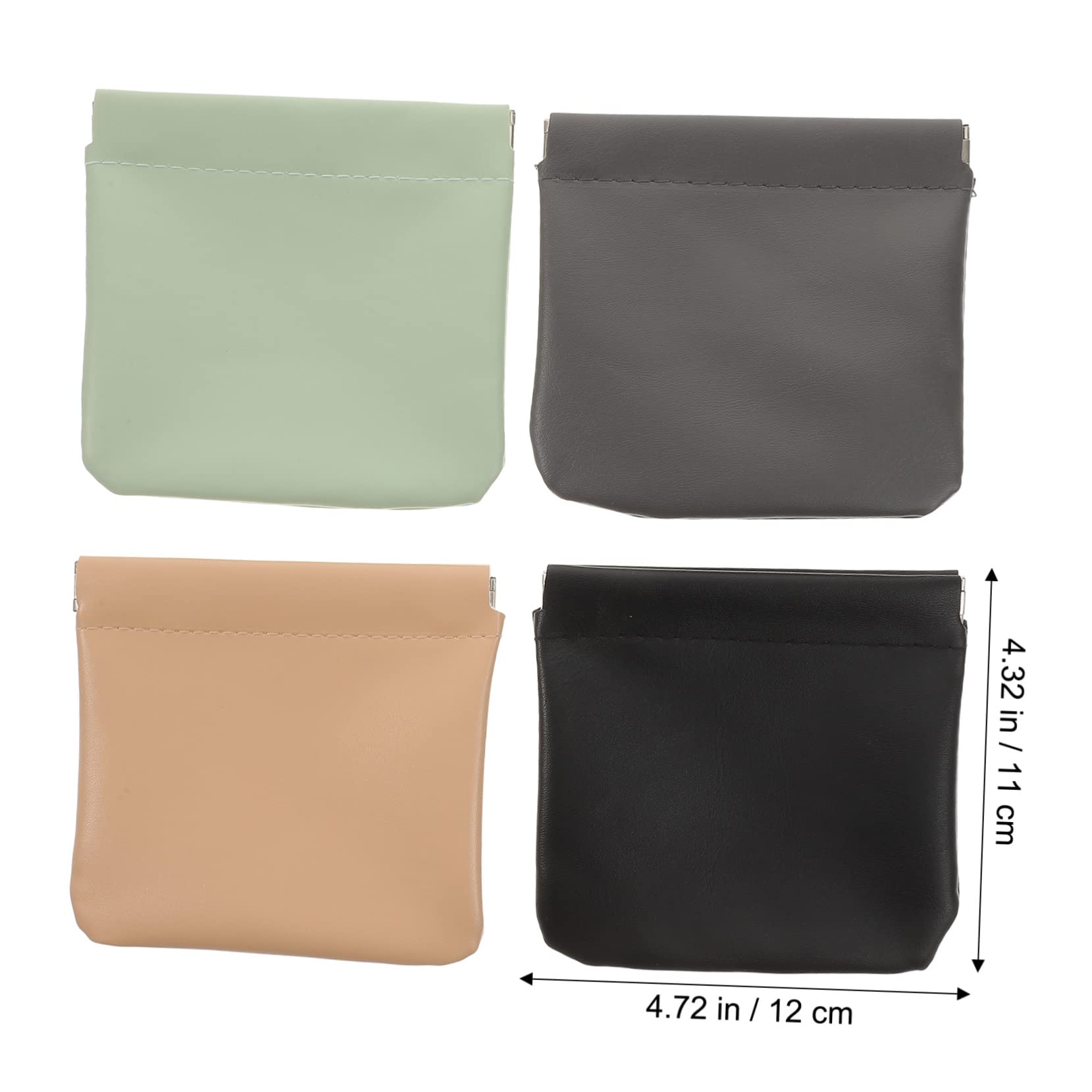 FRCOLOR 3 Set Di Borse in Pelle Con Chiusura Magnetica Per Cosmetici Da Viaggio 4 Pezzi*3