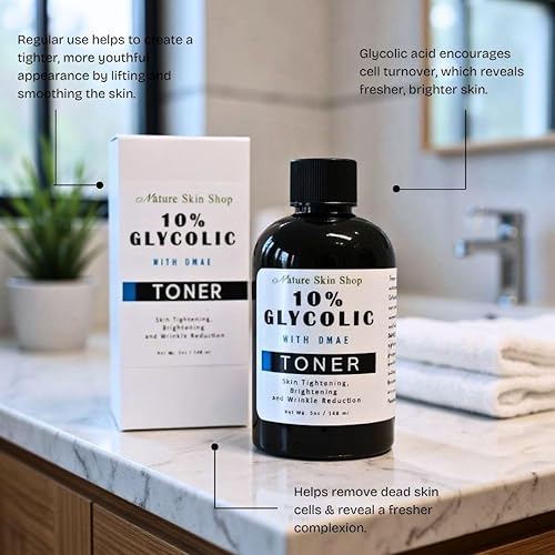 Miniatura 3 de 10% de ácido glicólico y tóner DMAE - Tensor de la piel y reducción de arrugas
