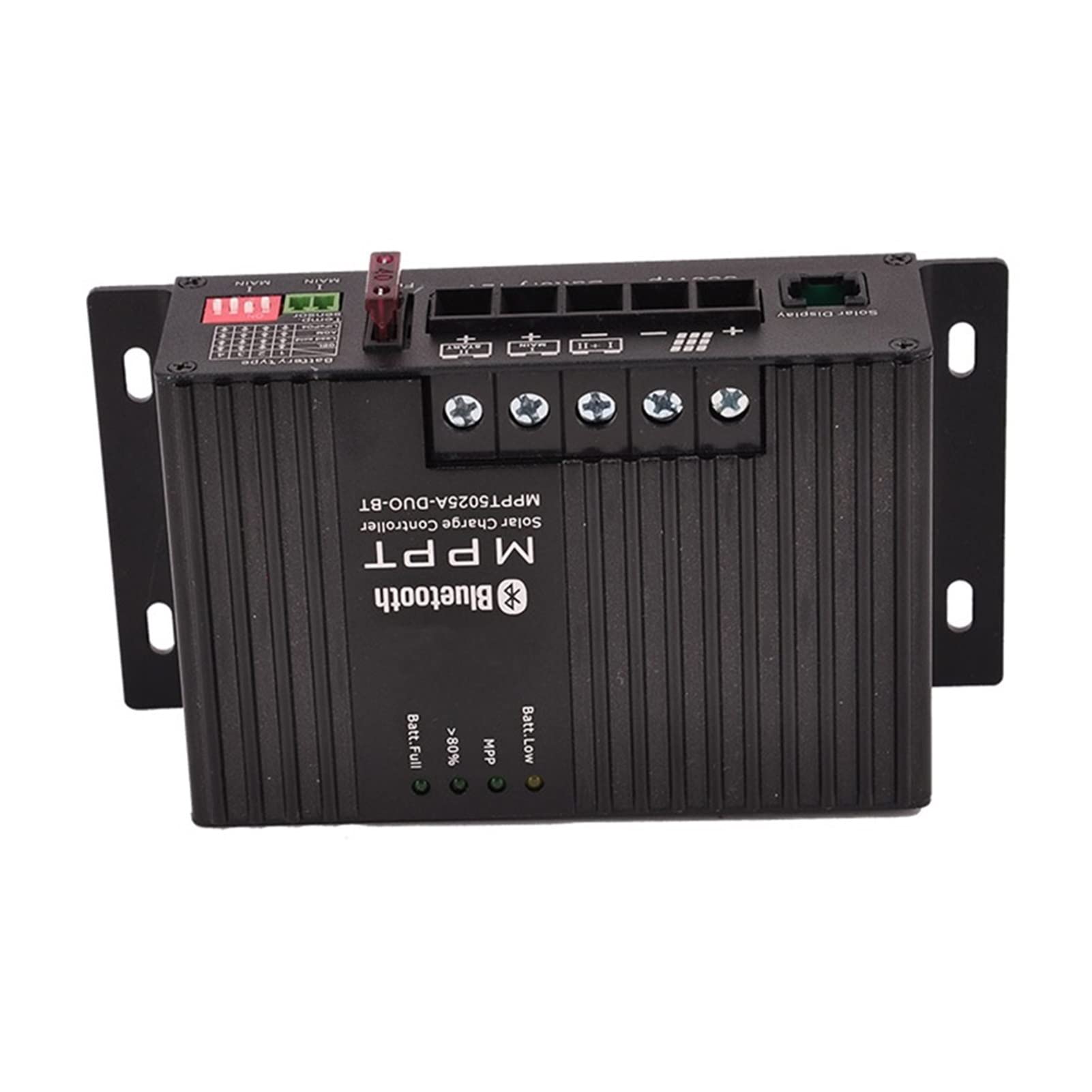 LNHHG 12v 25a Smart Solar Charging Controller Dual Battery MPPT Solar Regulator With Buletooth For RV Regulators Controller(12V 25A lcd BT)